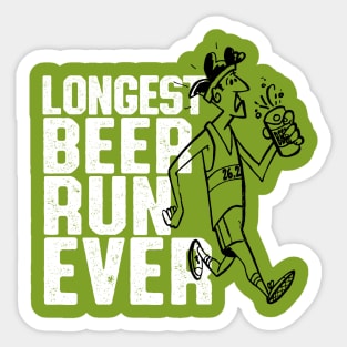 Longest Beer Run Ever Sticker